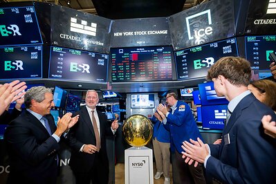 BSR REIT rings first trade bell This image opens in the lightbox