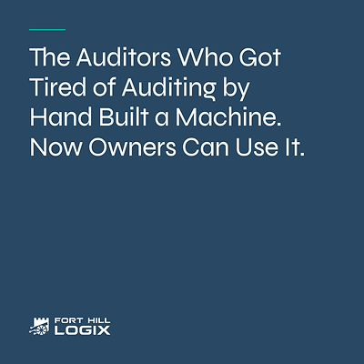 The Auditors Who Got Tired of Auditing by Hand Built a Machine. Now Owners Can Use It.