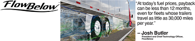 FlowBelow's New Trailer AeroSlider Cuts Fuel Use by 3 Gallons for Every 1,000 Miles
