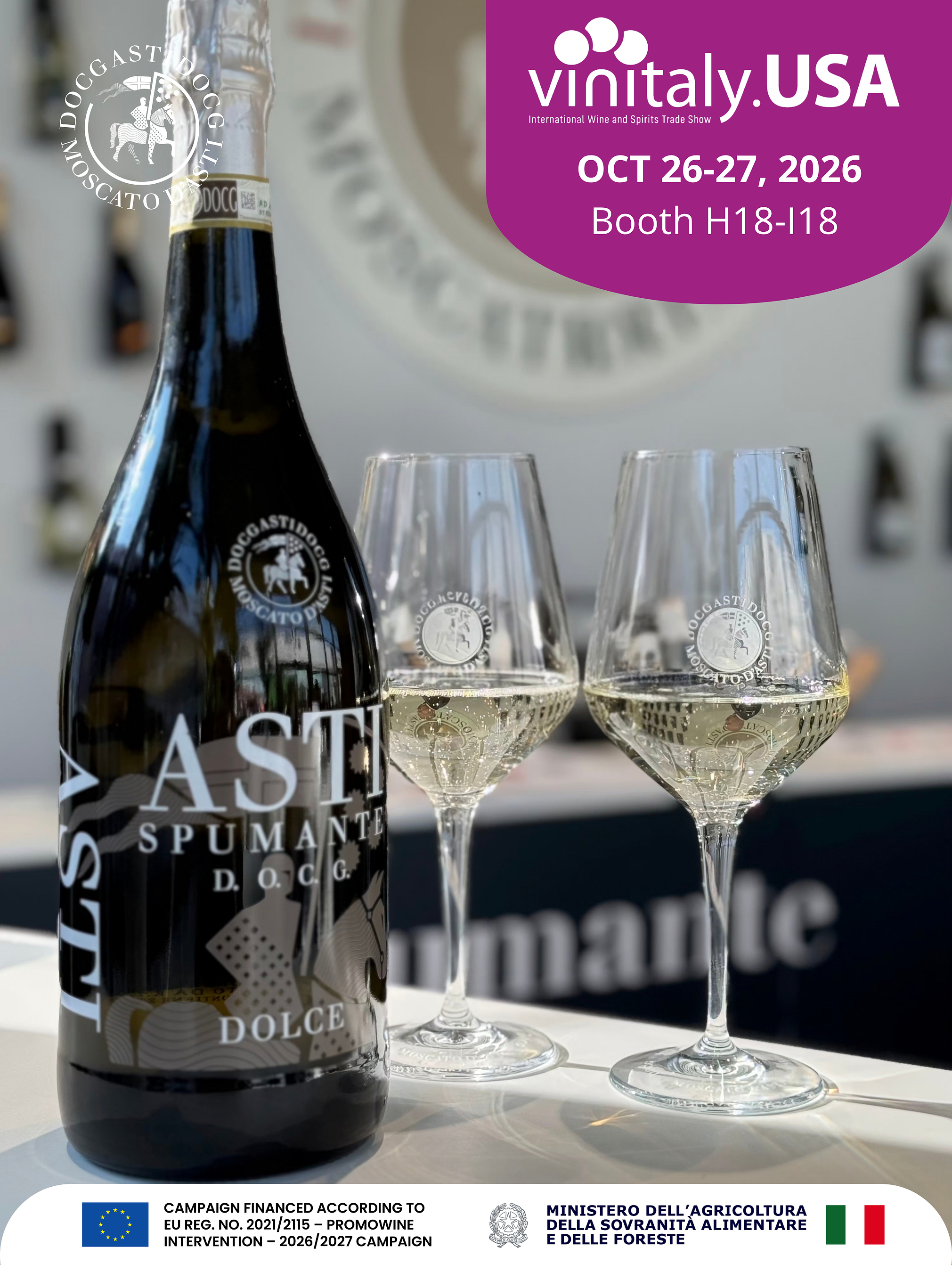 From Piedmont to New York: Asti DOCG Takes Center Stage at Vinitaly USA