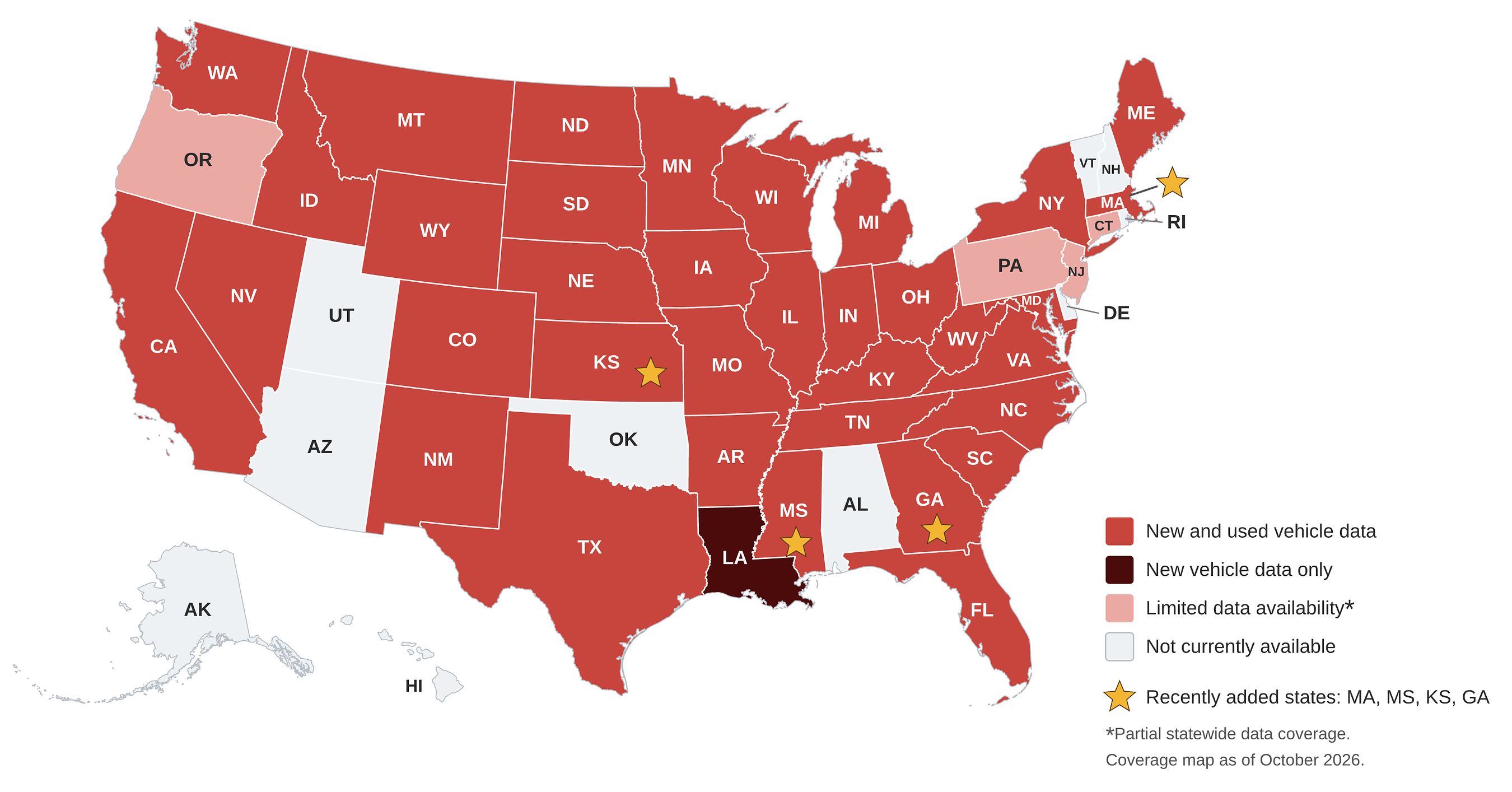 DataOne Adds Massachusetts Registration and Sales Data to Cross-Sell Reports for Auto Dealers, Expanding State Coverage to 40 States