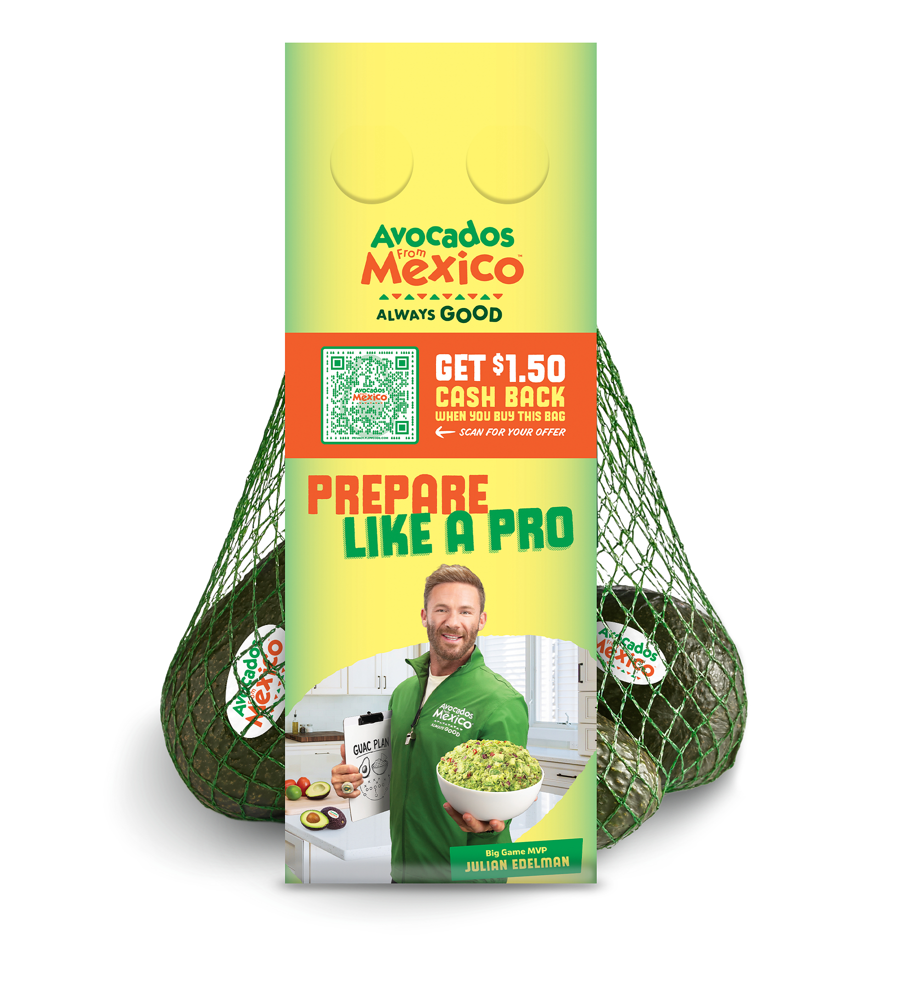 Avocados From Mexico® and Julian Edelman Team Up to Help Fans "Prepare Like a Pro" for the Big Game