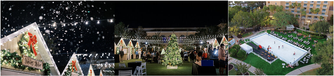 Grande Lakes Orlando veranstaltet Weihnachtsmarkt und Eisbahn