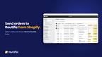 Shopify merchants select their delivery orders and send them to Routific in one click.