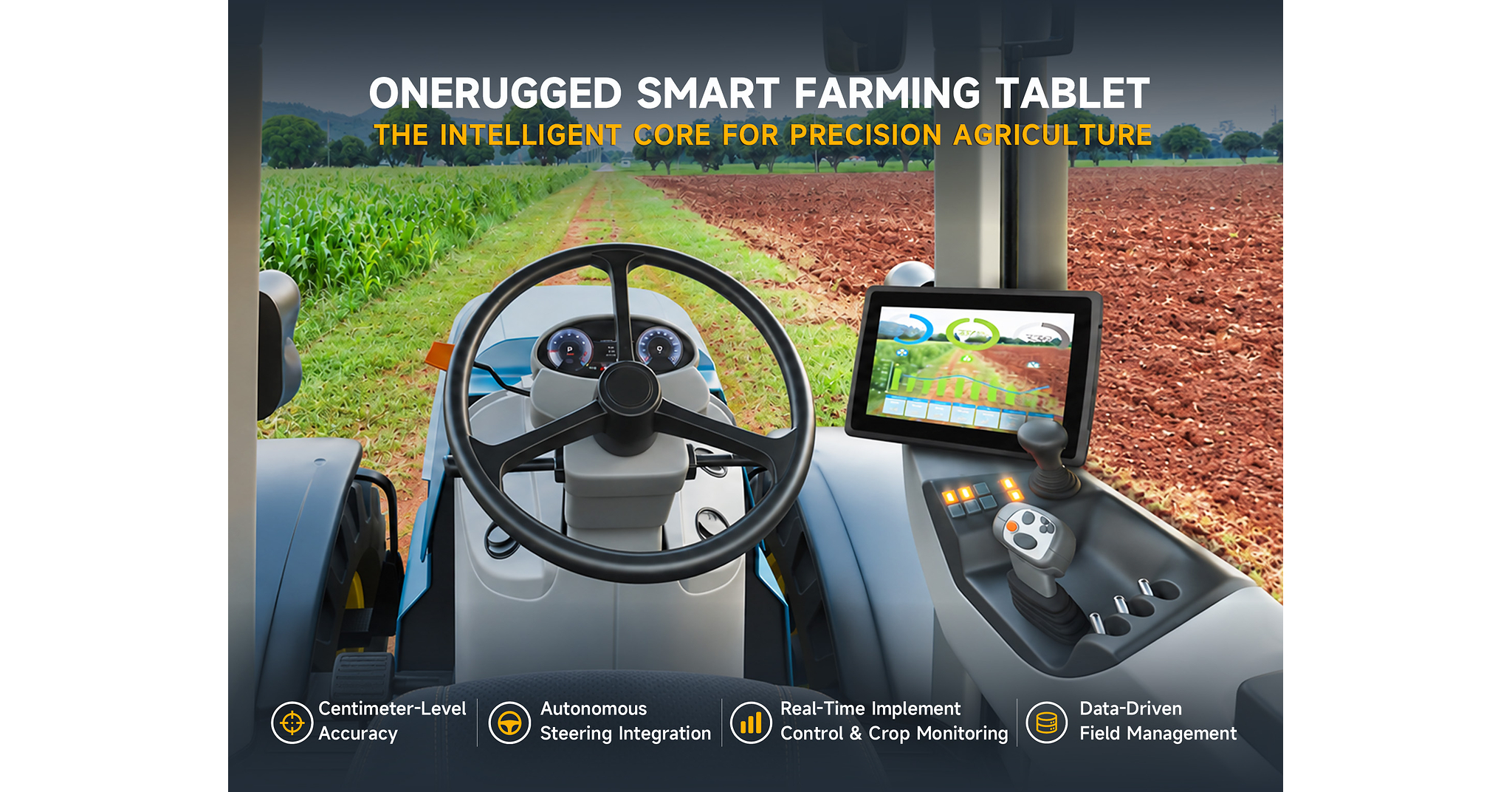 ONERugged Unveils Rugged Vehicle-Mount Computers for Precision Agriculture and Autonomous Mining