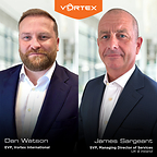 Vortex Promotes Dan Watson to EVP, Vortex International; Appoints James Sargeant as SVP, Managing Director, UK & Ireland