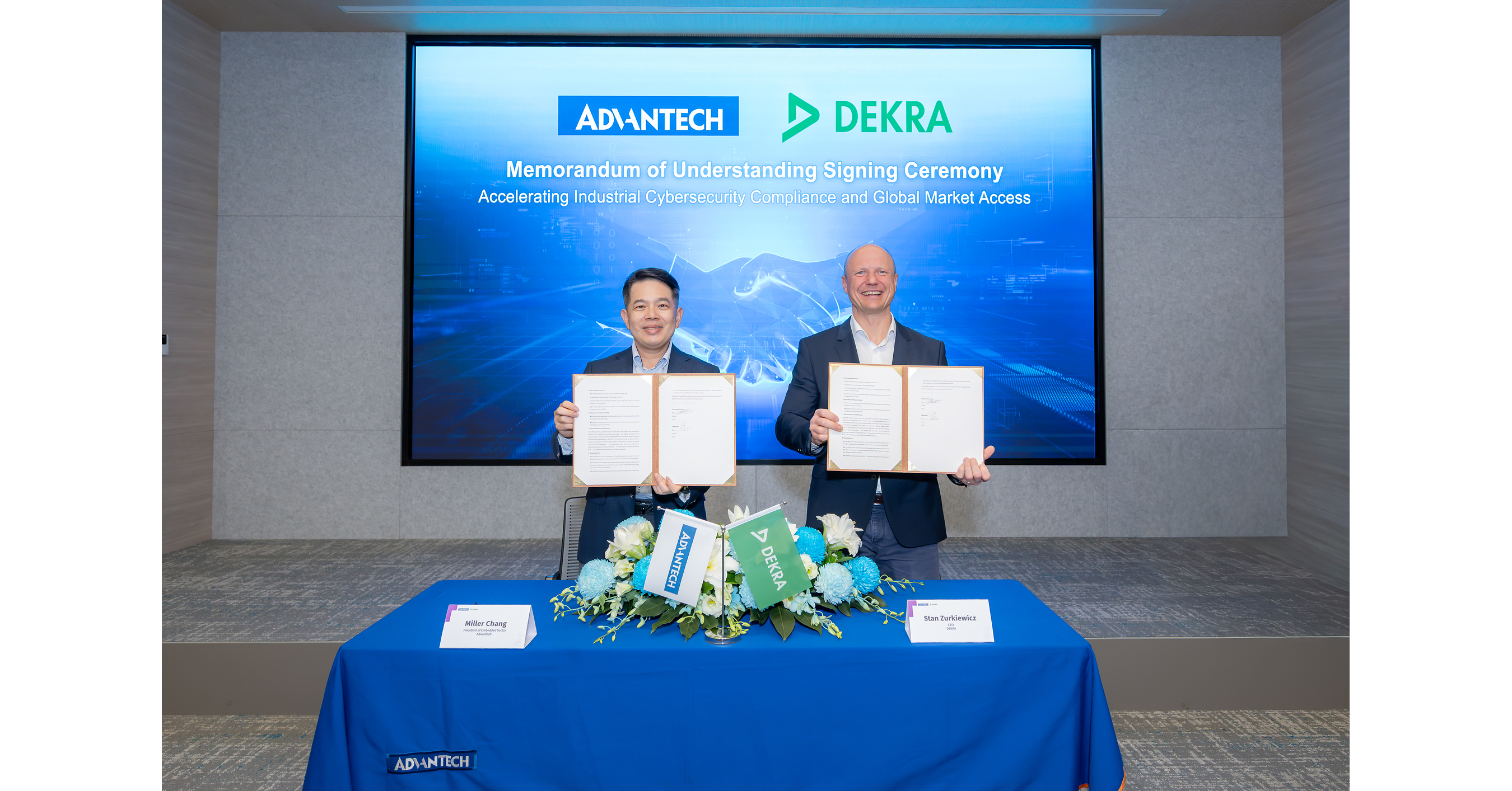 Advantech Partners with DEKRA, Signing MOU to Strengthen Global Industrial Cybersecurity Compliance in Response to EU…