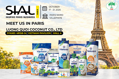 Luong Quoi Coconut is showcasing premium coconut products at SIAL Paris 2026