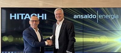 L-R: Fabrizio Fabbri, CEO of Ansaldo Energia and Andreas Schierenbeck, CEO of Hitachi Energy