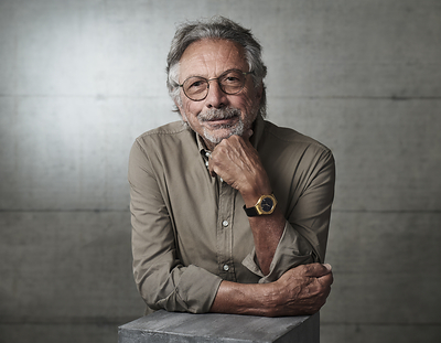 Hubot's founder Carlo Crocco wearing the new Classic Fusion Tributo