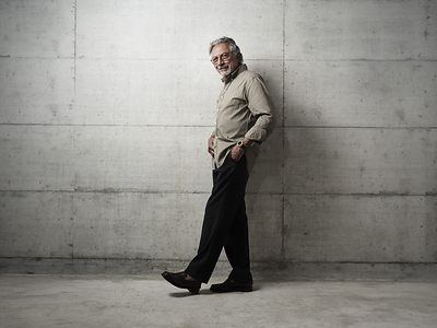 Hubot's founder Carlo Crocco wearing the new Classic Fusion Tributo