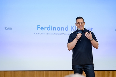 Ferdinand Klauser director de marca de CFMOTO