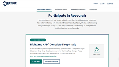 Renue by Science Launches Research Community to Bring Real-World Health Experiences Into Scientific Research