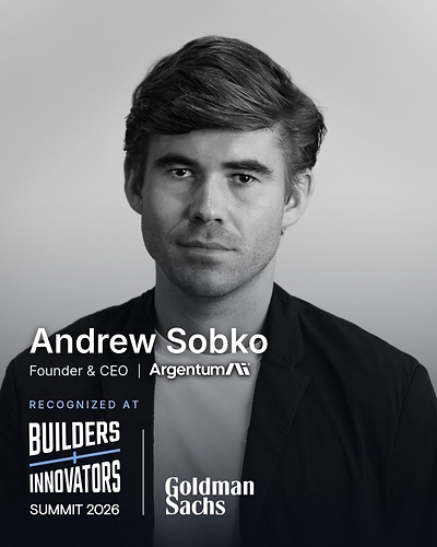 Andrew Sobko, Founder and CEO of Argentum AI