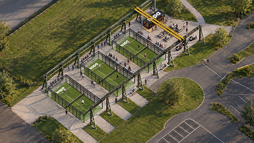 Rendering of Padel Cou Rendering of Padel Cou