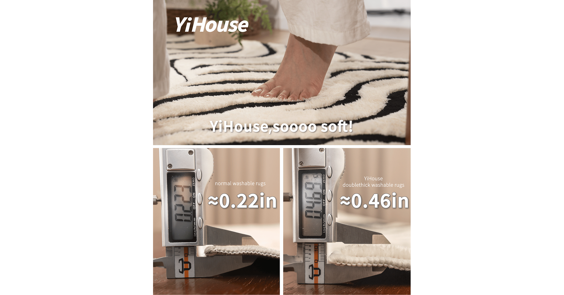 YiHouse Launches Official Website, Bringing a Thicker, Softer Feel to Washable Rugs