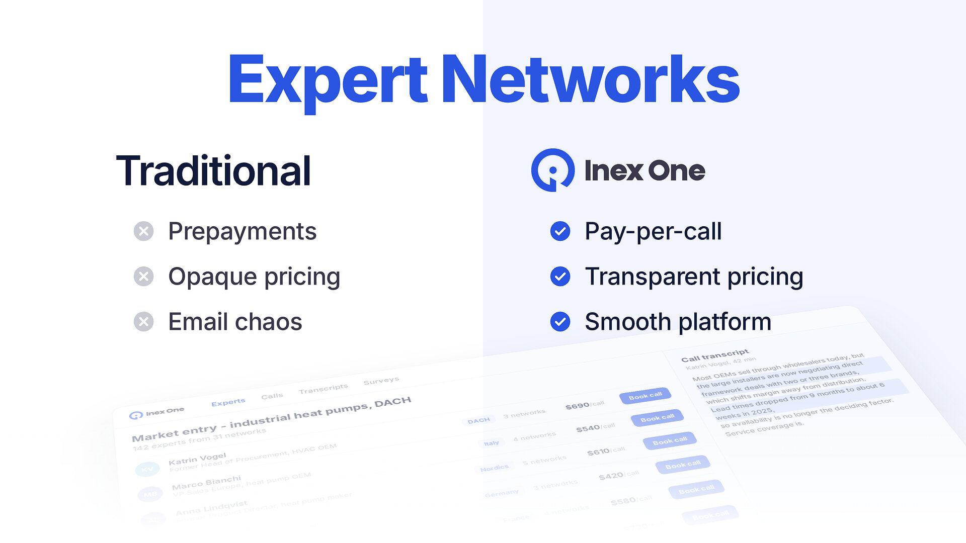 Inex One ouvre l'accès aux réseaux d'experts aux utilisateurs en libre-service