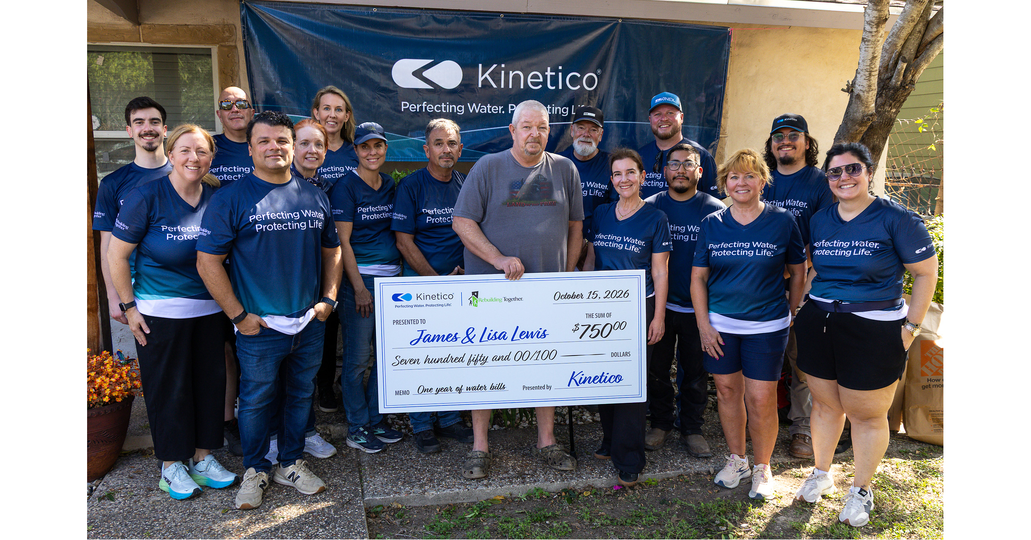 Kinetico® Announces Partnership with Rebuilding Together, Kicks Off with San Antonio Volunteer Event