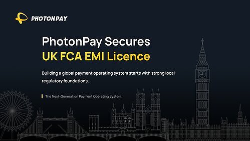 PhotonPay has secured an Electronic Money Institution (EMI) licence from the UK Financial Conduct Authority (FCA). This image opens in the lightbox