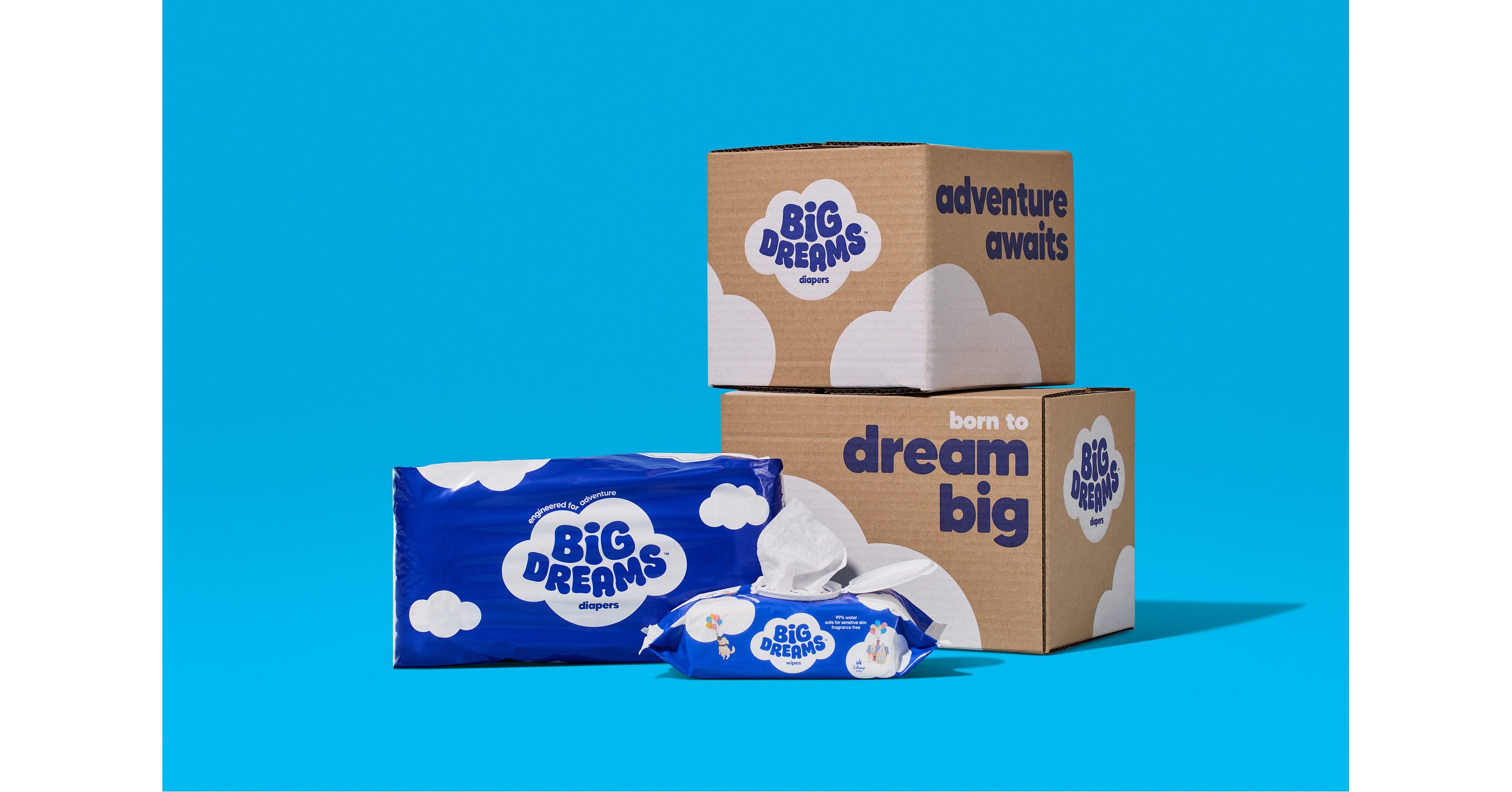 Kimberly-Clark Launches Big Dreams™ Diapers and Wipes, exclusively in Amazon's stores