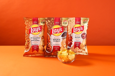 Lay’s® Brings the Holi-LAY’s® Table to Life with Five New Limited-Time Flavors Inspired by Holiday Dishes