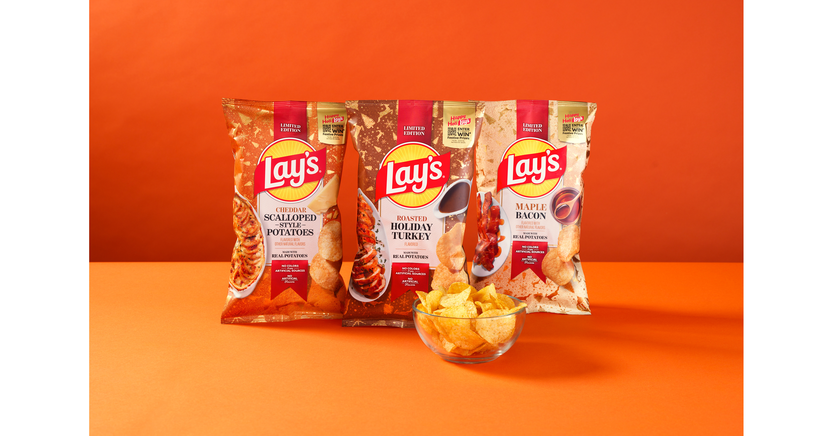Lay’s plans five limited-time holiday chip flavors