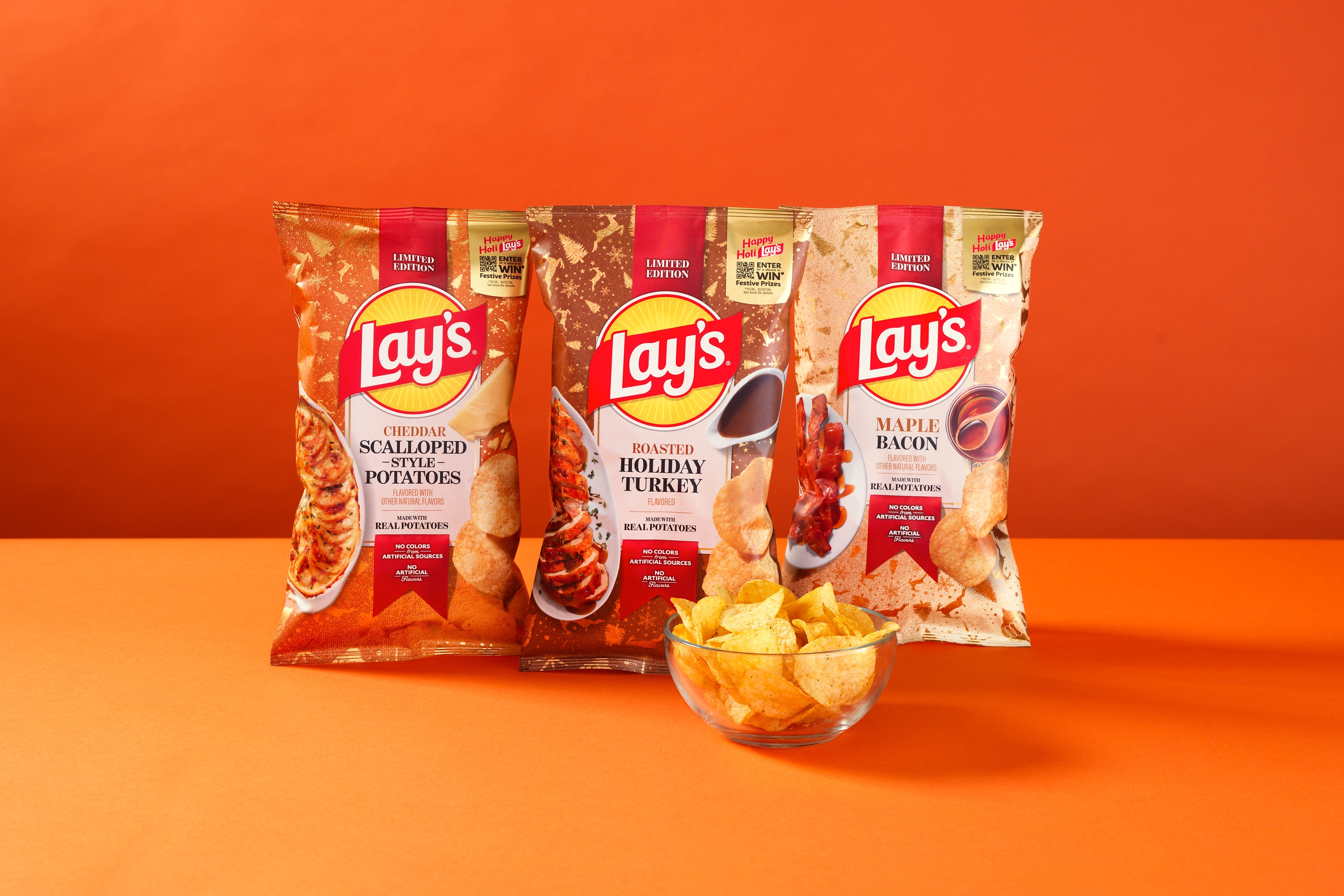 Lay's® Brings the Holi-LAY's® Table to Life with Five New Limited-Time Flavors Inspired by Holiday Dishes