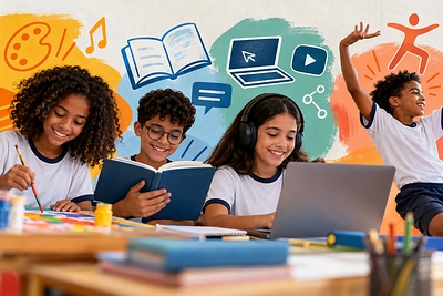Da arte à tecnologia: quatro linguagens que ajudam a desenvolver competências essenciais na escola