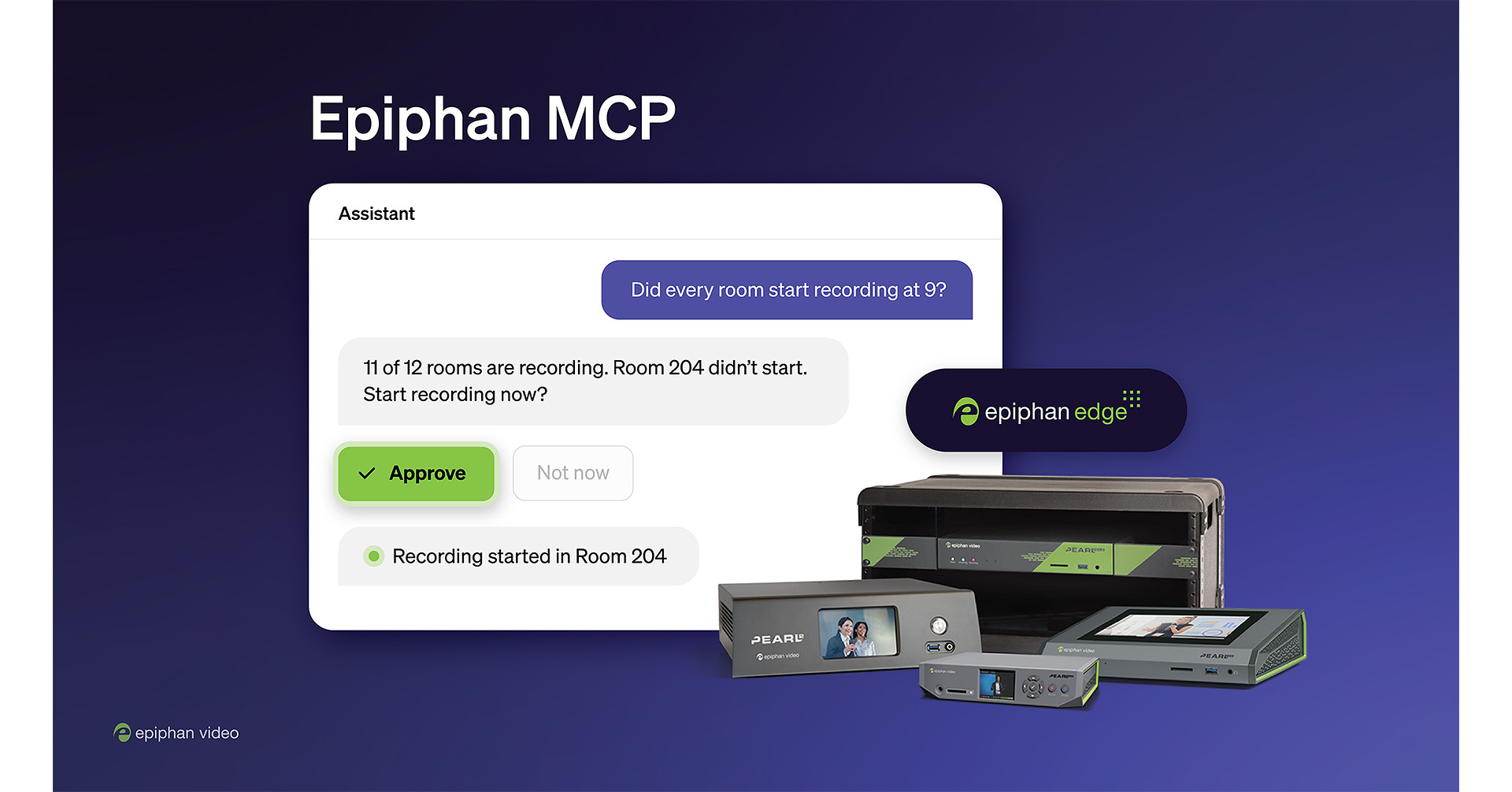 Epiphan Video Makes Pearl Encoder Fleets Agent-Ready for the Era of Agentic AV