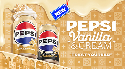 Pepsi unwraps a new indulgent holiday treat with Vanilla & Cream