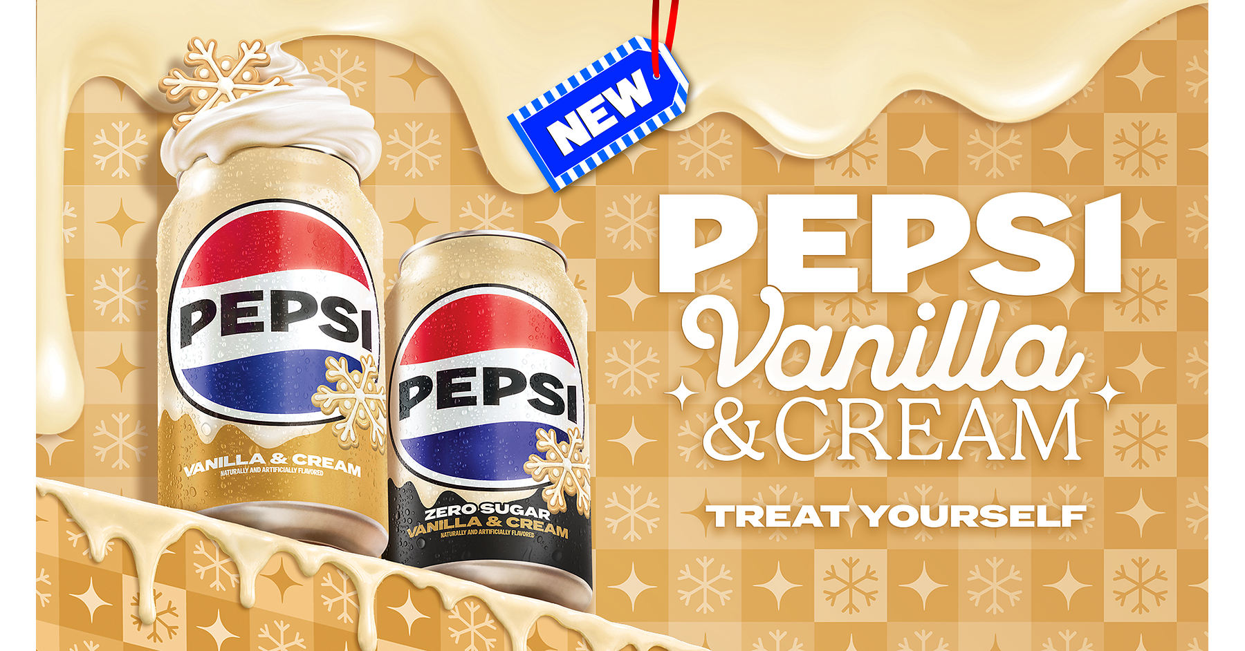 PEPSI® UNWRAPS A NEW INDULGENT HOLIDAY TREAT WITH VANILLA & CREAM