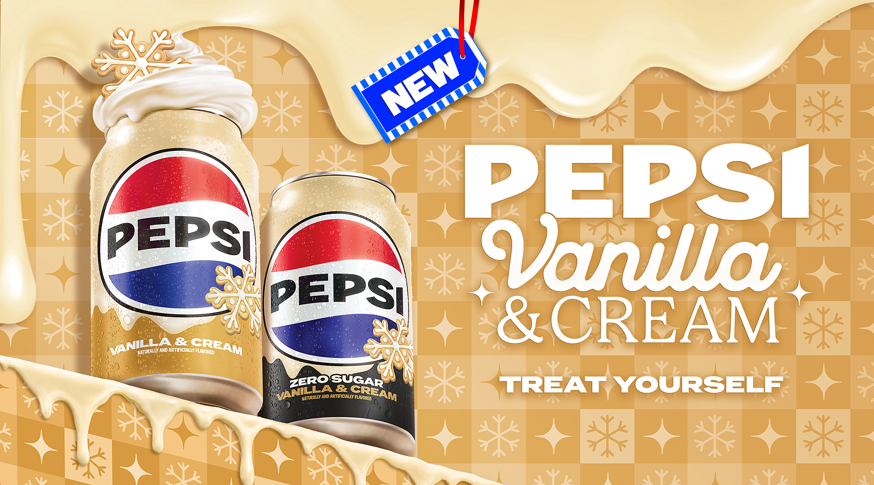 PEPSI® UNWRAPS A NEW INDULGENT HOLIDAY TREAT WITH VANILLA &amp; CREAM