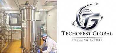 An on-going fermentation trial at the Techofest Global-Biomakerz JV’s R&D facility An on-going fermentation trial at the Techofest Global-Biomakerz JV’s R&D facility