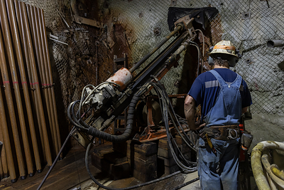 Figure 3: One of Three Active Underground Drill Rigs Supporting the 50,000-Meter Infill Drilling Program Figure 3: One of Three Active Underground Drill Rigs Supporting the 50,000-Meter Infill Drilling Program