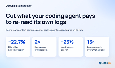 OptScale Kompressor headline stats