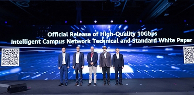 HNS 2026 | Huawei i organizacje branżowe publikują w Europie białą księgę dotyczącą technologii i standardów wysokiej jakości inteligentnych sieci kampusowych o przepustowości 10 Gb/s