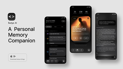Sutyo AI turns everyday conversations and ideas into organized, connected memories.