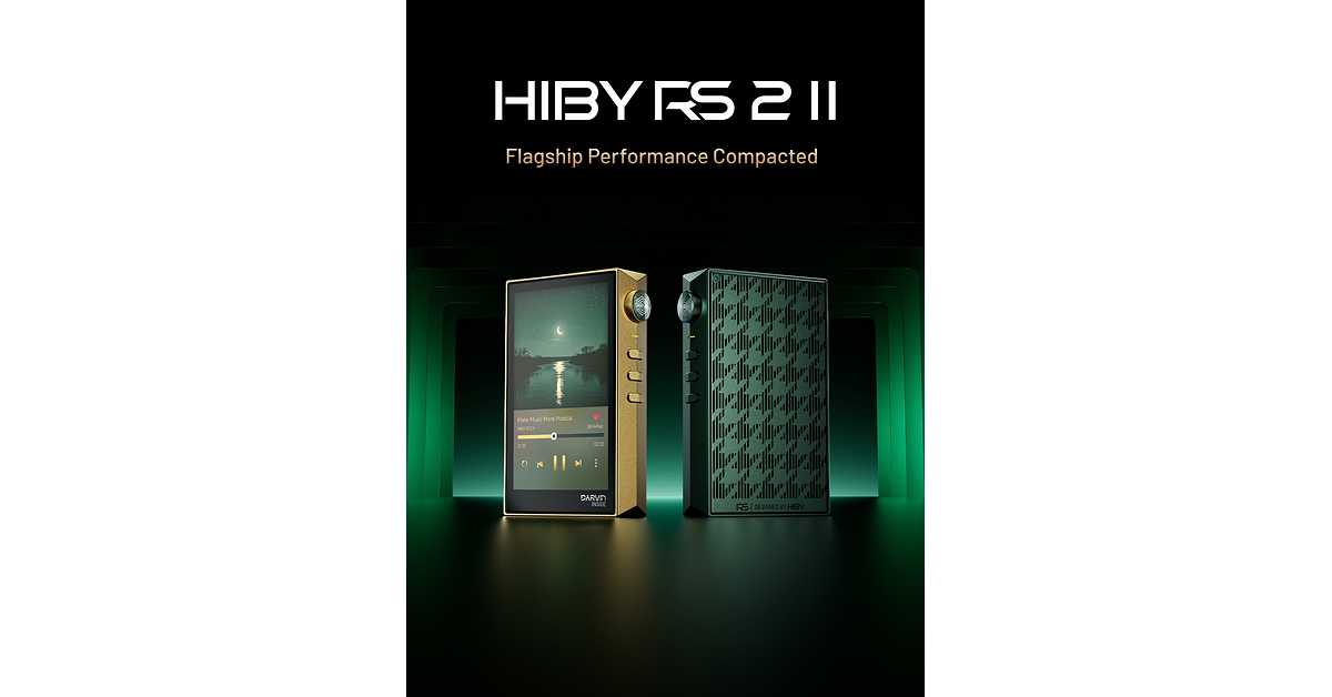HiBy Launches RS2 II Portable Hi-Fi Player with Flagship DARWIN III Architecture
