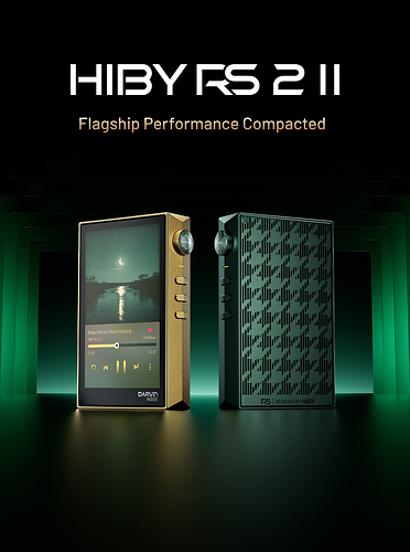 hiby rs2 ii poster - 2 versions hiby rs2 ii poster - 2 versions