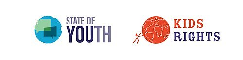 State of Youth and KidsRights logo's This image opens in the lightbox