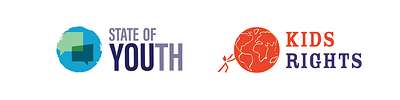 State of Youth and KidsRights logo's