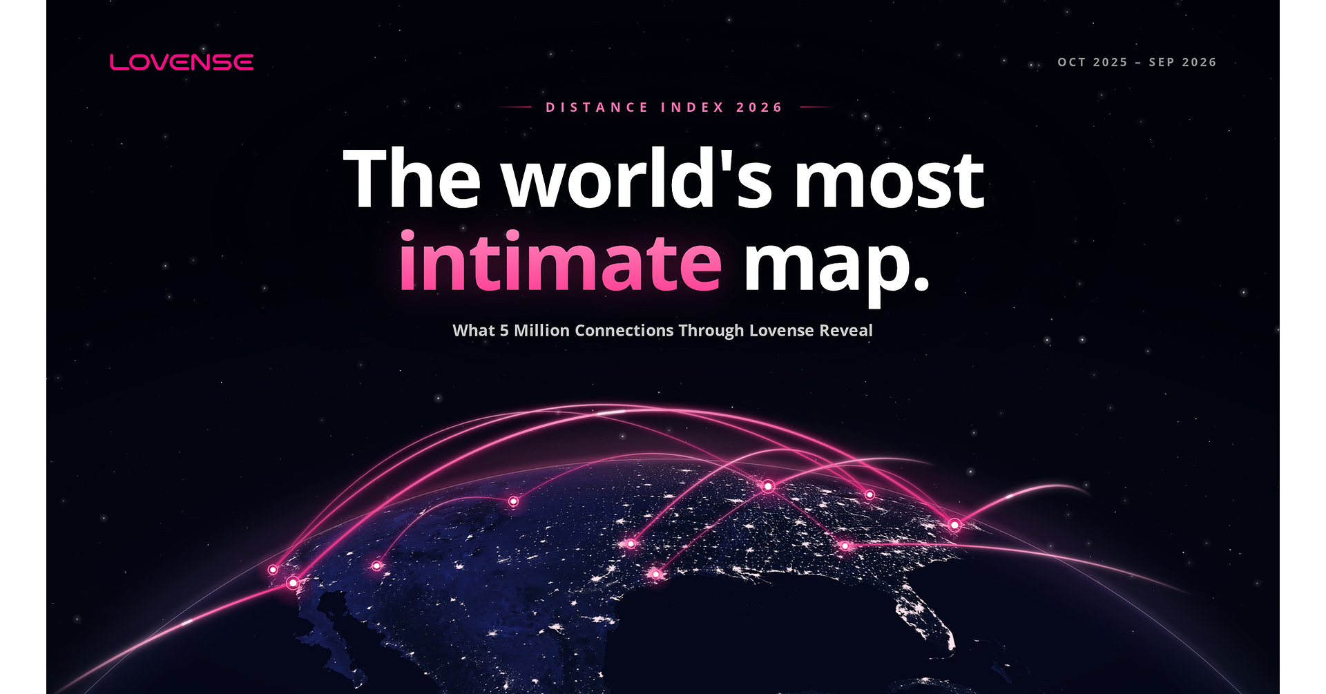 Lovense Publishes the Distance Index 2026, a Startling Annual Report on Long-Distance Intimacy