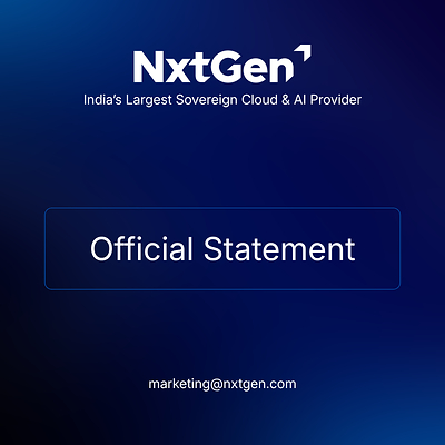 NxtGen reaffirms its sovereign-cloud commitment and rejects misleading allegations