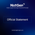 NxtGen reaffirms its sovereign-cloud commitment and rejects misleading allegations  NxtGen reaffirms its sovereign-cloud commitment and rejects misleading allegations India s Largest Domestic Cloud Provider