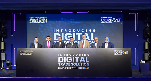 Photo caption: (left to right) Rohit Singh, Finastra; Mr. Faisal Halim, Head of Transaction Banking, BRAC Bank; Mr. Md. Shaheen Iqbal, Additional MD & Head of Wholesale Banking, BRAC Bank; Mr. Tareq Refat Ullah Khan, CEO & MD of BRAC Bank; Matthieu Andrieu, Finastra; Mr. Md. Muniruzzaman Molla, Dy MD & Head of Operations, BRAC Bank; Prabhakar Saxena, Finastra Photo caption: (left to right) Rohit Singh, Finastra; Mr. Faisal Halim, Head of Transaction Banking, BRAC Bank; Mr. Md. Shaheen Iqbal, Additional MD & Head of Wholesale Banking, BRAC Bank; Mr. Tareq Refat Ullah Khan, CEO & MD of BRAC Bank; Matthieu Andrieu, Finastra; Mr. Md. Muniruzzaman Molla, Dy MD & Head of Operations, BRAC Bank; Prabhakar Saxena, Finastra