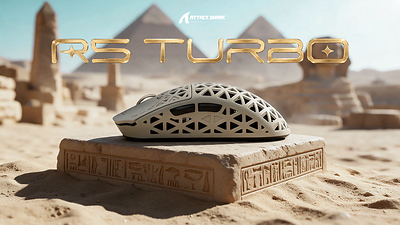 ATTACK SHARK Launches R5 TURBO Flagship Carbon Fiber Gaming Mouse with Dual 8K Connectivity and New Dune Colorway