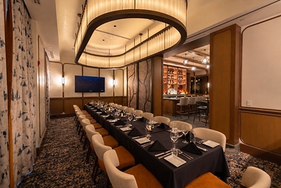 Additional view of Ruth’s Chris Steak House Northside’s newly expanded private dining and event space.