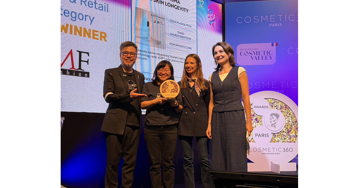Taiwan's JUBILEE Biomedical Brings Semiconductor Engineering to Skincare, Wins France's COSMETIC 360 Innovation Award
