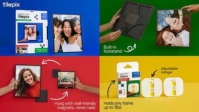 TilePix Expands into Select Walmart Stores Nationwide with New Nail-Free Wall Décor Frames & Accessories