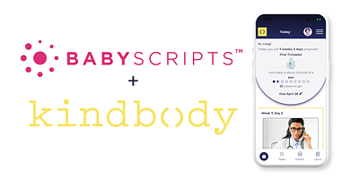 Babyscripts and Kindbody Partner to Expand Digital Pregnancy and Postpartum Support
